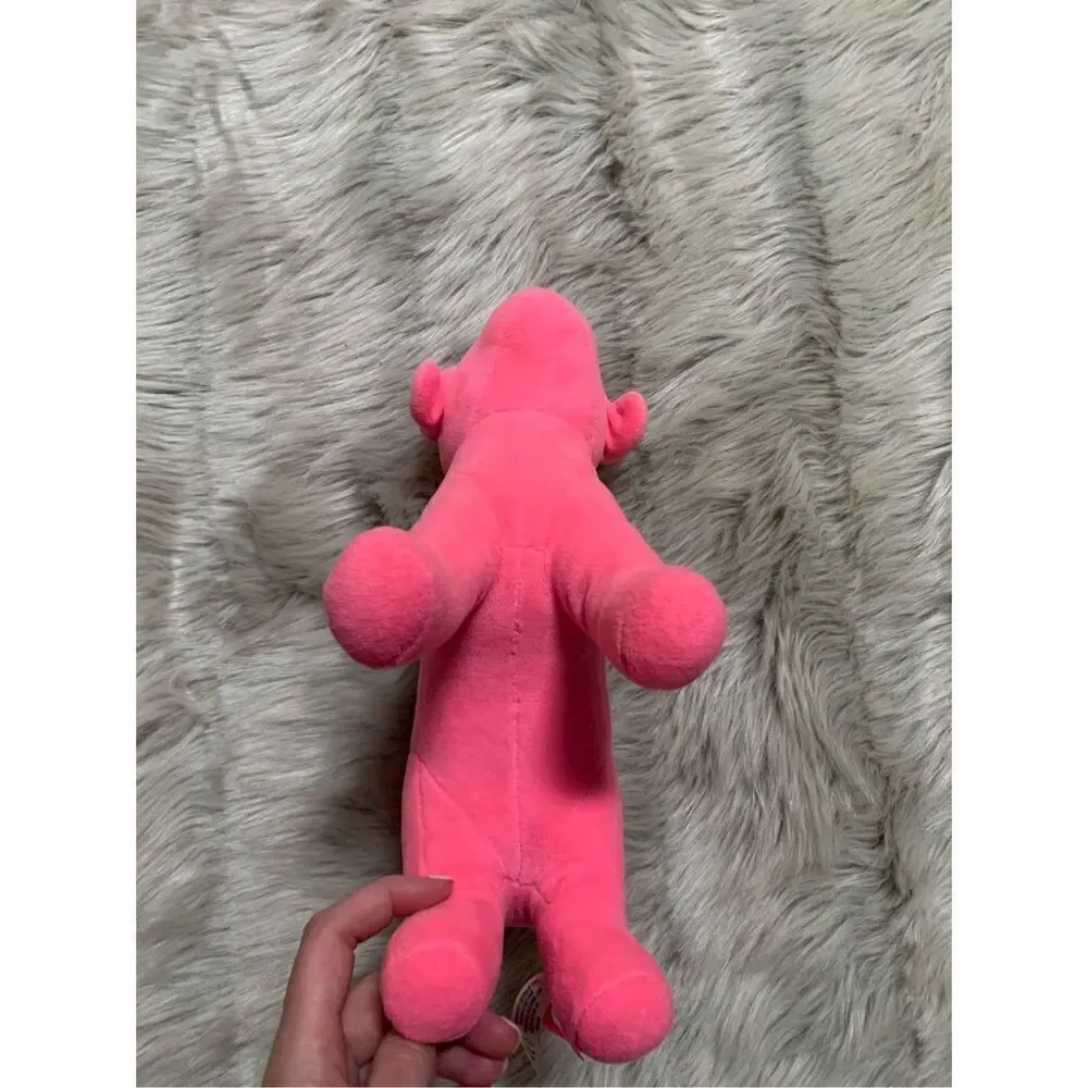 PINK Nation embroidered plush dog